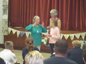 ‘The bluebells gave a hue that seemed to shimmer and shine.’