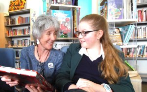 3 Sibford J & student editing mr