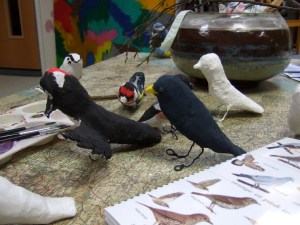 Mod rock birds in the making