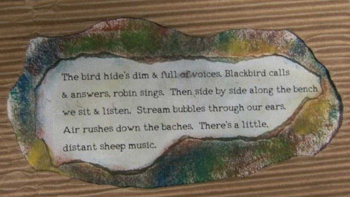 5 Sites 5 Senses Loudwater poem bird hide CROP