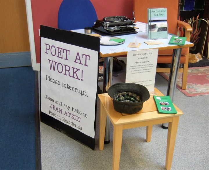 Helena Lane Poet at Work (1)