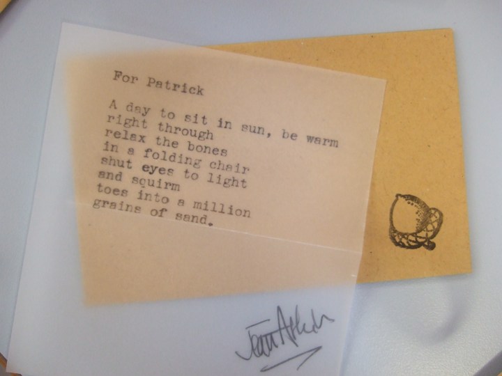 Helena Lane Poet at Work (3) Patrick