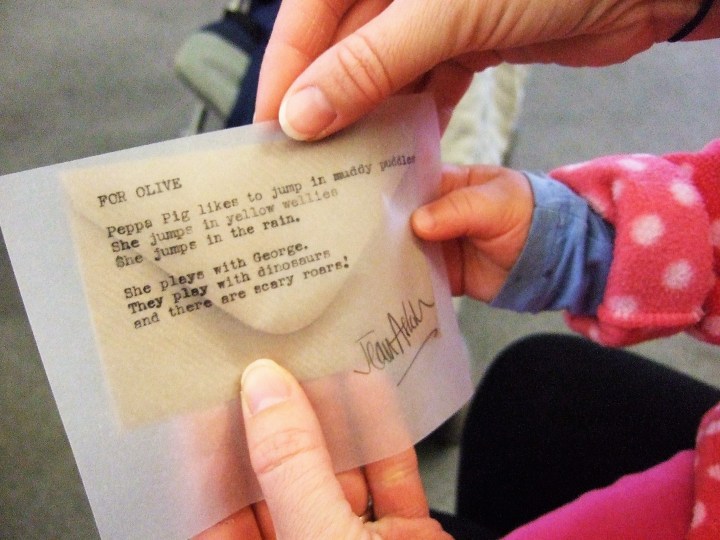 Olive's poem Peppa Pig