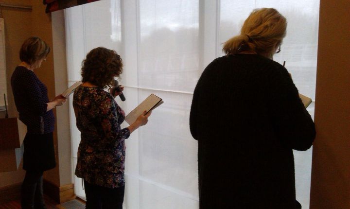 Pen2Mic reading to wall2